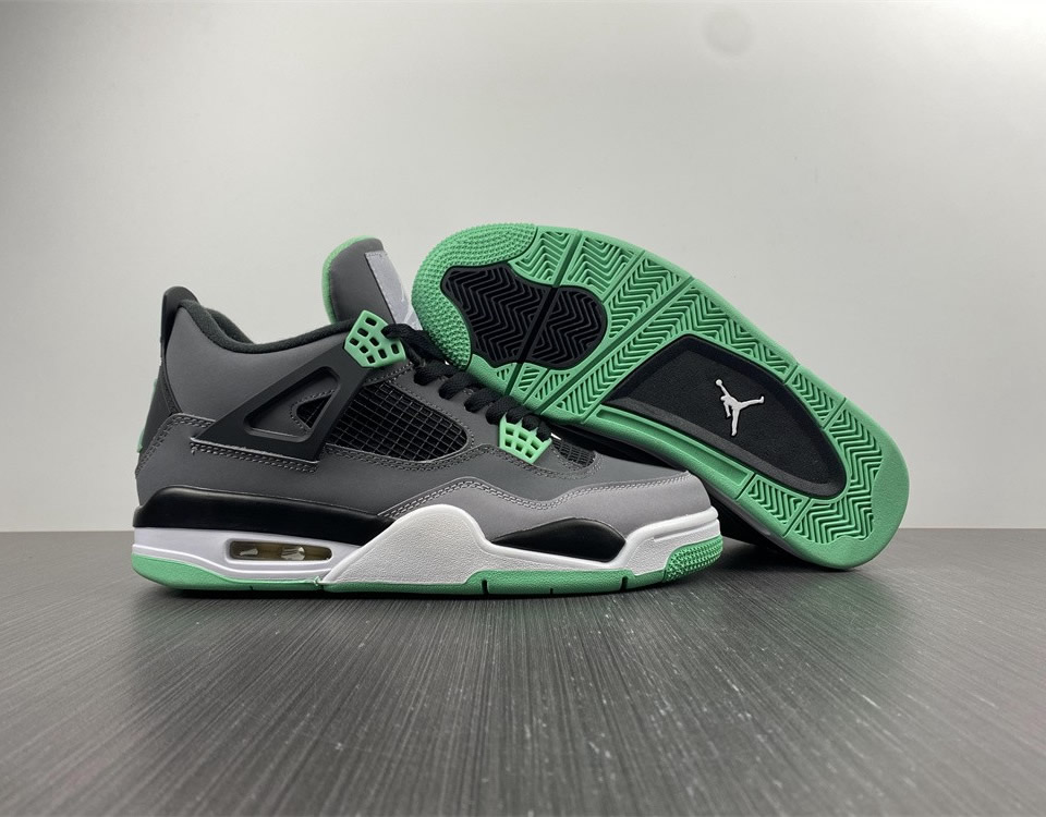 Air Jordan 4 Retro Green Glow 308497 033 7 - www.kickbulk.co