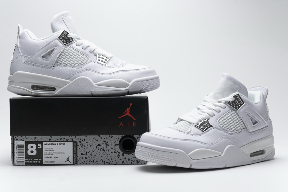 Nike Air Jordan 4 Retro Pure Money 308497 100 8 - www.kickbulk.co