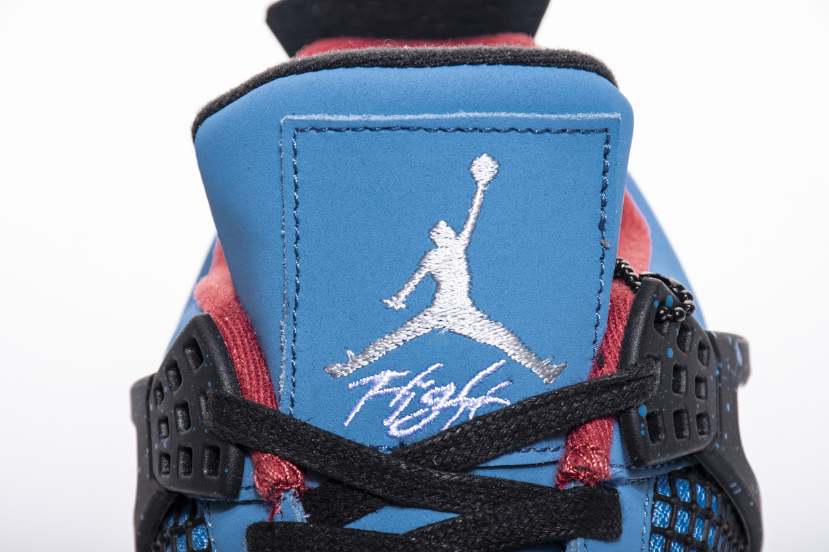 Nike Travis Scott Cactus Jack X Air Jordan 4 Houston Oilers 308497 406 12 - www.kickbulk.co