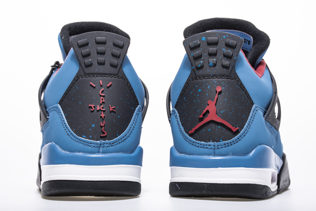 Nike Travis Scott Cactus Jack X Air Jordan 4 Houston Oilers 308497 406 5 - www.kickbulk.co