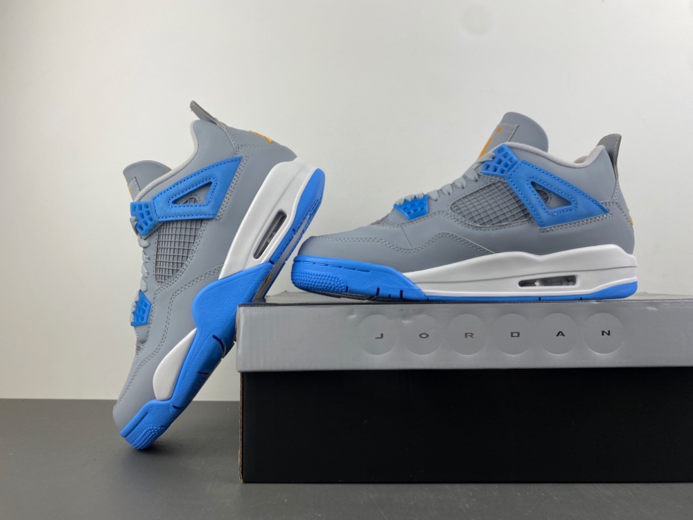 Air Jordan 4 Retro Ls Mist Blue 314254 041 10 - www.kickbulk.co