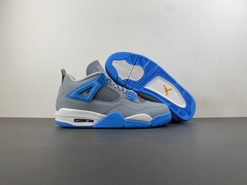 Air Jordan 4 Retro Ls Mist Blue 314254 041 7 - www.kickbulk.co