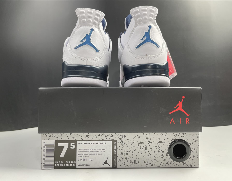 Nike Air Jordan 4 Retro Columbia Legend Blue 2015 314254 107 23 - www.kickbulk.co