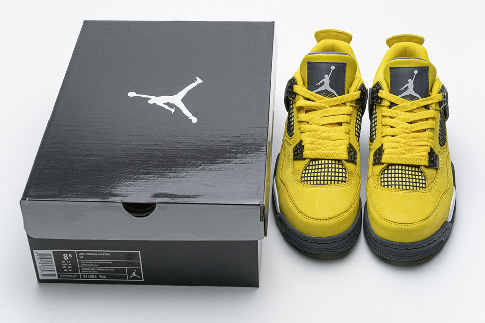 Nike Air Jordan 4 Retro Ls Lightning 314254 702 4 - www.kickbulk.co