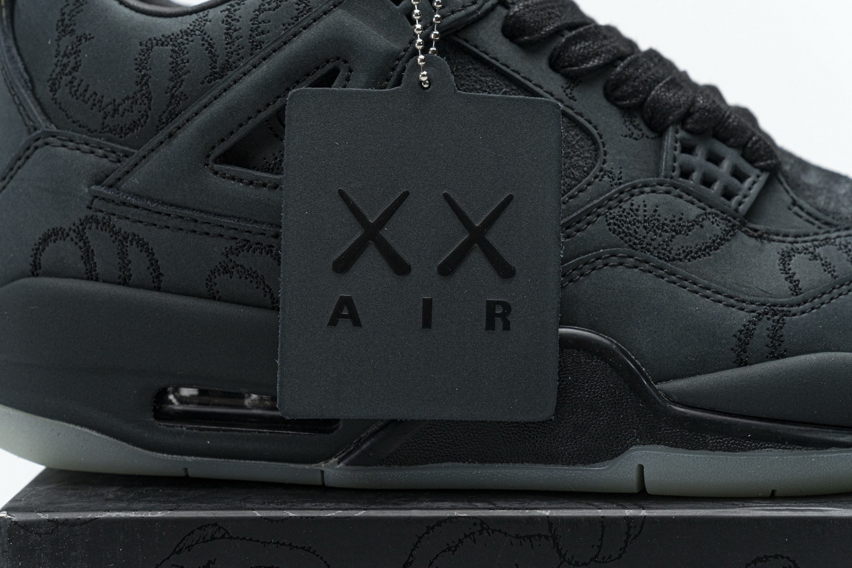 Nike Air Jordan 4 Retro Kaws Black 930155 001 18 - www.kickbulk.co