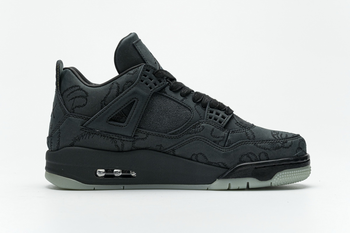 Nike Air Jordan 4 Retro Kaws Black 930155 001 8 - www.kickbulk.co