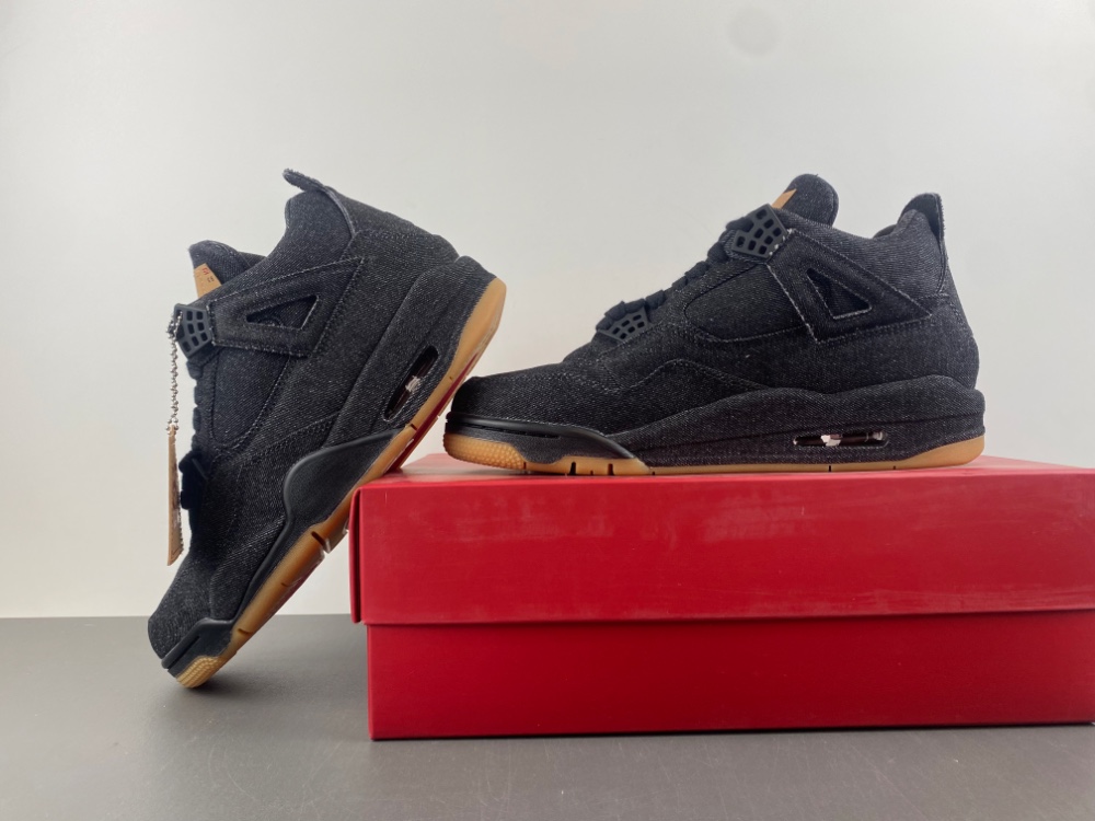 Air Jordan 4 Retro Levis Black Jeans A02571 001 11 - www.kickbulk.co