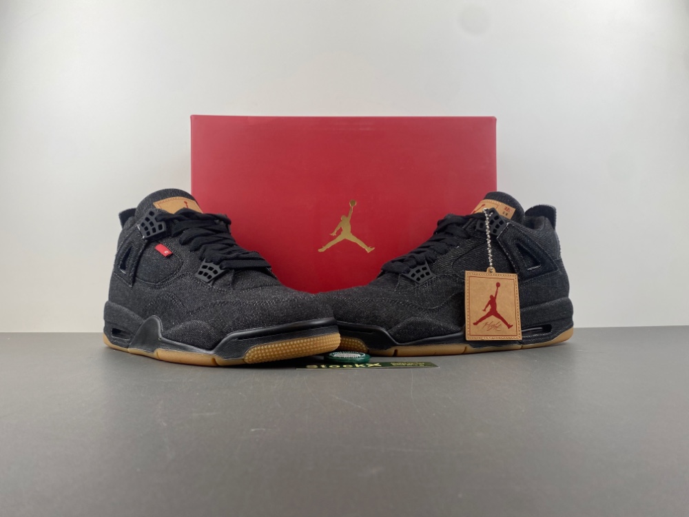 Air Jordan 4 Retro Levis Black Jeans A02571 001 12 - www.kickbulk.co
