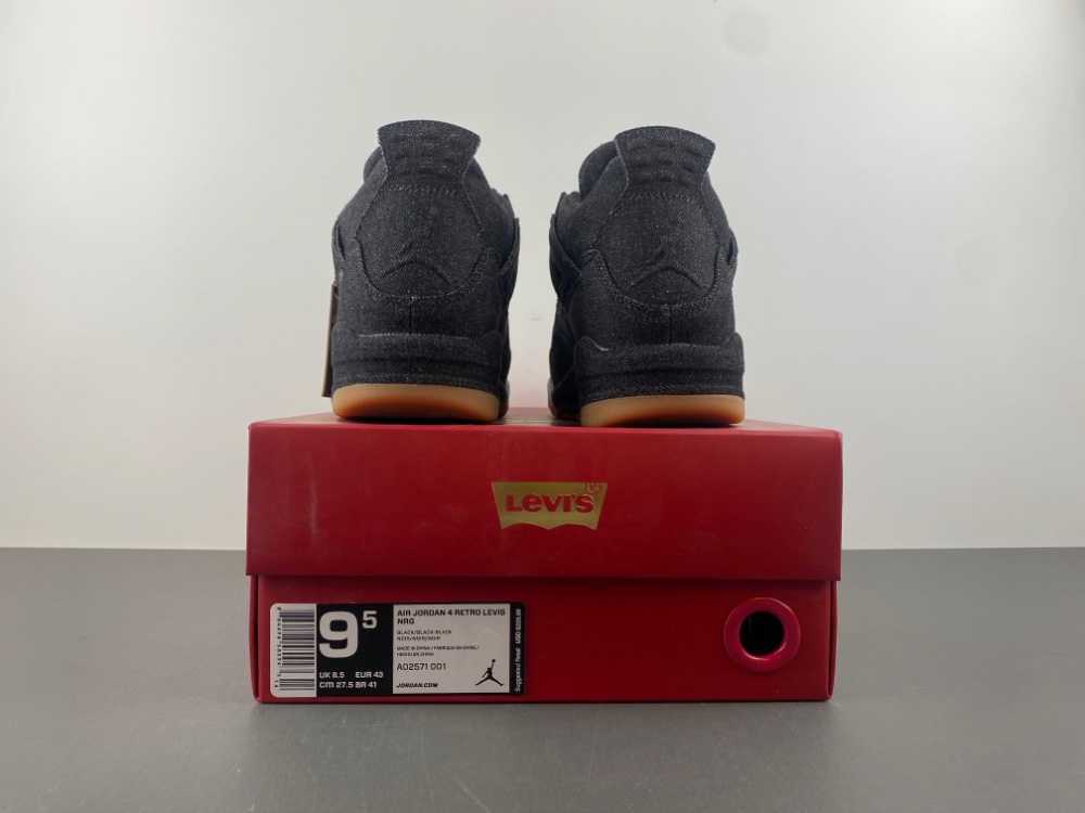 Air Jordan 4 Retro Levis Black Jeans A02571 001 15 - www.kickbulk.co