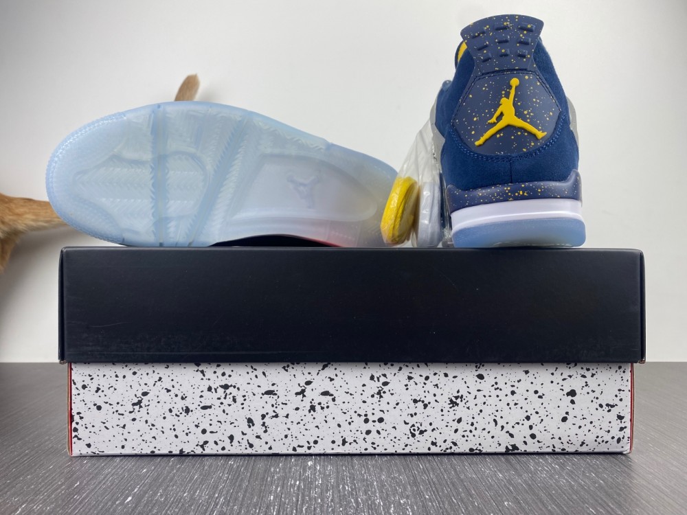 Air Jordan 4 Retro Michigan Wolverines Pe Aj4 1036660 10 - www.kickbulk.co