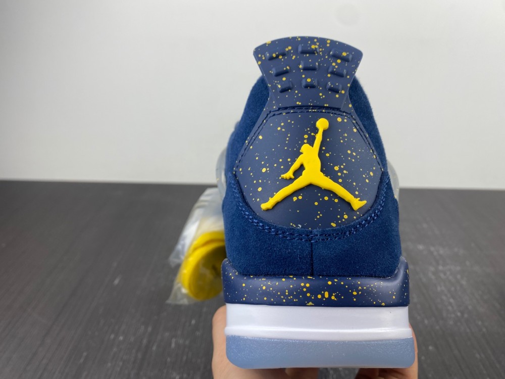 Air Jordan 4 Retro Michigan Wolverines Pe Aj4 1036660 12 - www.kickbulk.co