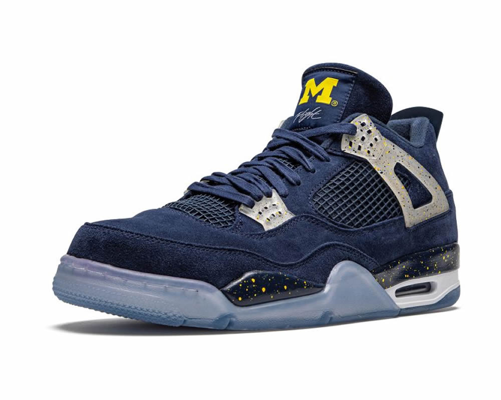 Air Jordan 4 Retro Michigan Wolverines Pe Aj4 1036660 4 - www.kickbulk.co