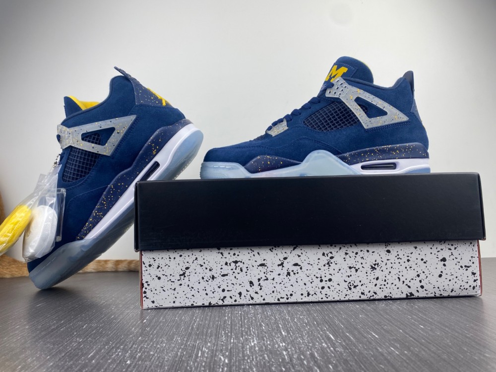 Air Jordan 4 Retro Michigan Wolverines Pe Aj4 1036660 8 - www.kickbulk.co