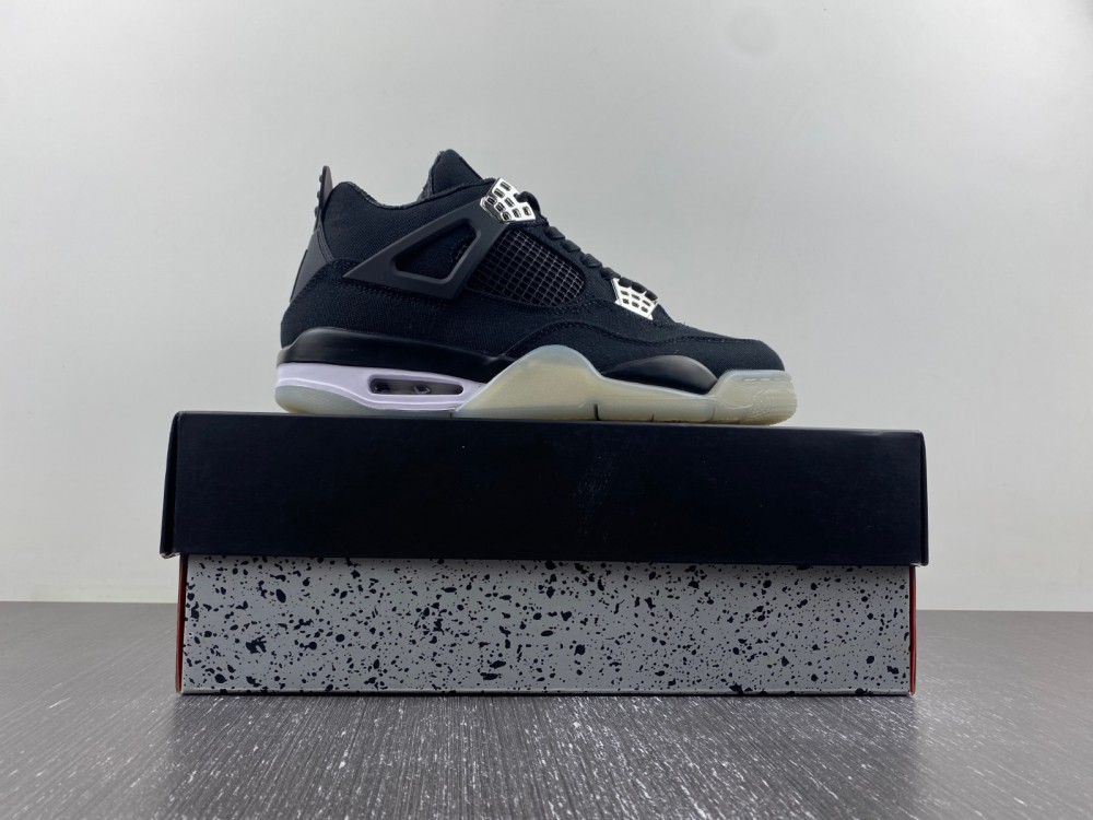 Eminem Carhartt Air Jordan 4 Retro Black Chrome Aj4 582314 11 - www.kickbulk.co