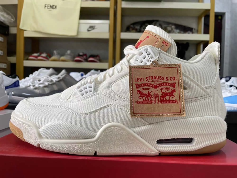 Levis Air Jordan 4 Retro White Denim Ao2571 100 13 - www.kickbulk.co