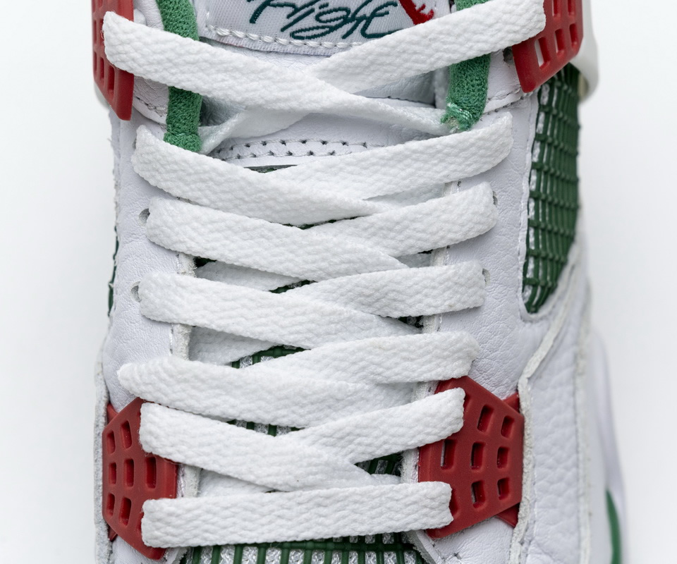 Nike Air Jordan 4 Retro White Green Red Aq3816 063 11 - www.kickbulk.co