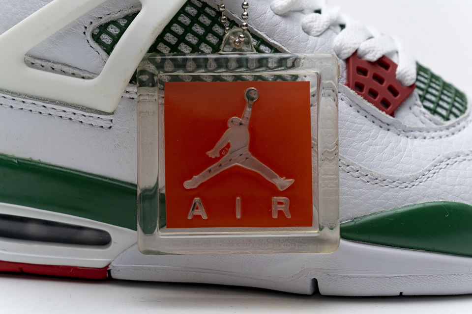 Nike Air Jordan 4 Retro White Green Red Aq3816 063 17 - www.kickbulk.co