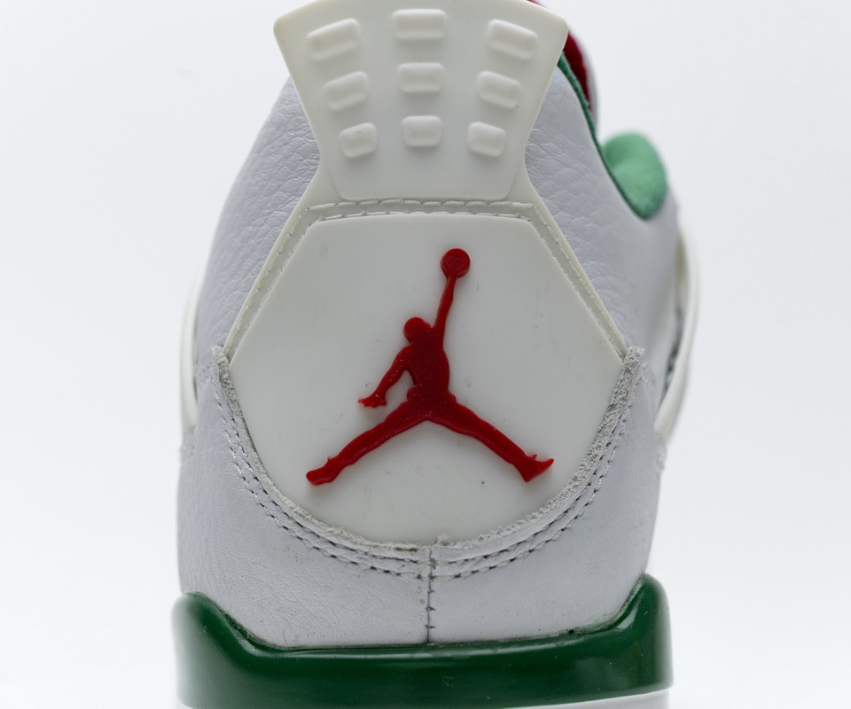 Nike Air Jordan 4 Retro White Green Red Aq3816 063 19 - www.kickbulk.co