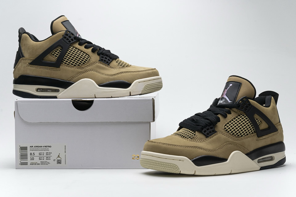 Nike Air Jordan 4 Retro Mushroom Aq9129 200 3 - www.kickbulk.co