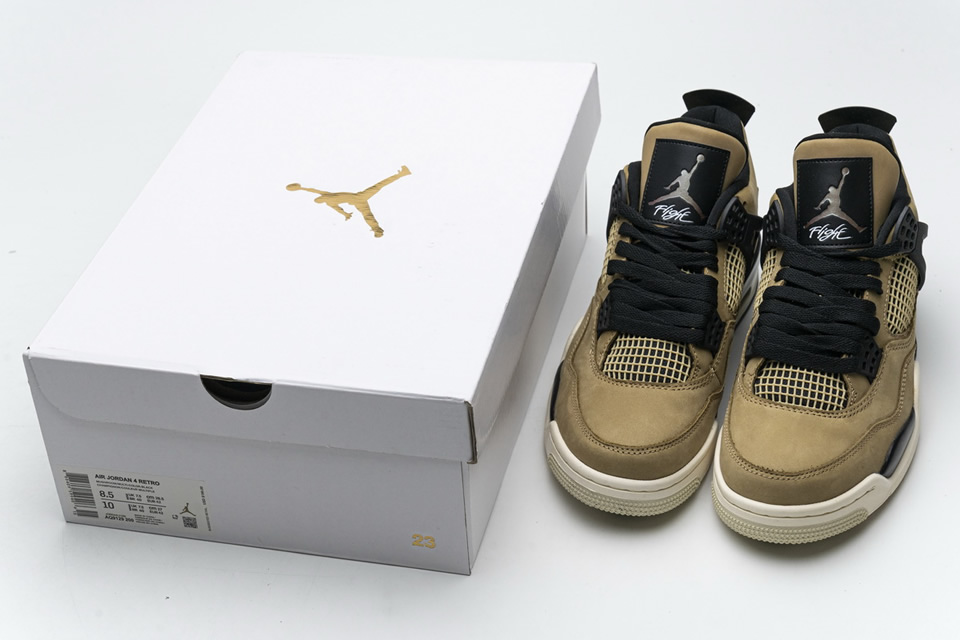 Nike Air Jordan 4 Retro Mushroom Aq9129 200 4 - www.kickbulk.co