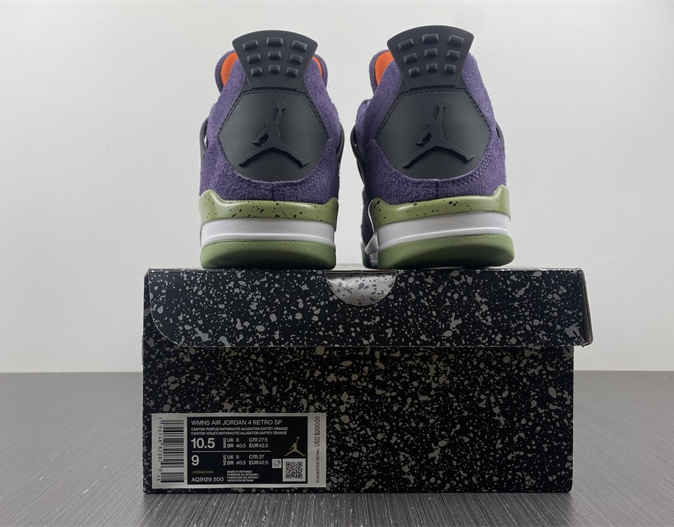 Air Jordan 4 Canyon Purple Aq9129 500 9 - www.kickbulk.co