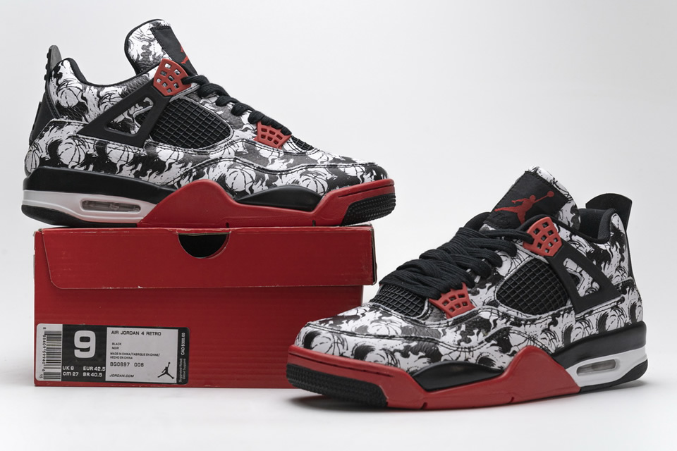 Nike Air Jordan 4 Retro Singles Day Tattoo Bq0897 006 4 - www.kickbulk.co