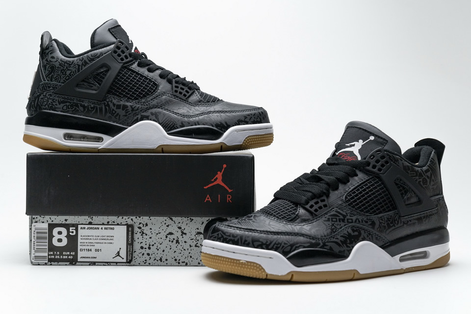 Nike Air Jordan 4 Retro Black Laser Ci1184 001 9 - www.kickbulk.co