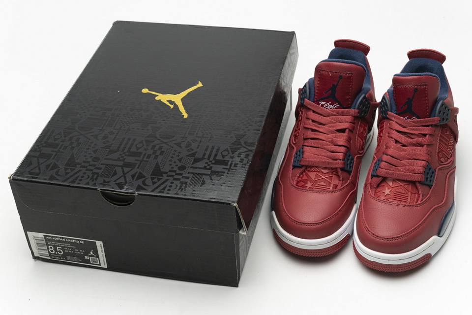 Nike Air Jordan 4 Retro Fiba Gym Red Ci1184 617 5 - www.kickbulk.co