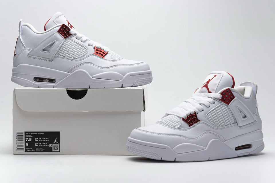 Nike Air Jordan 4 Retro Metallic Red Ct8527 112 4 - www.kickbulk.co