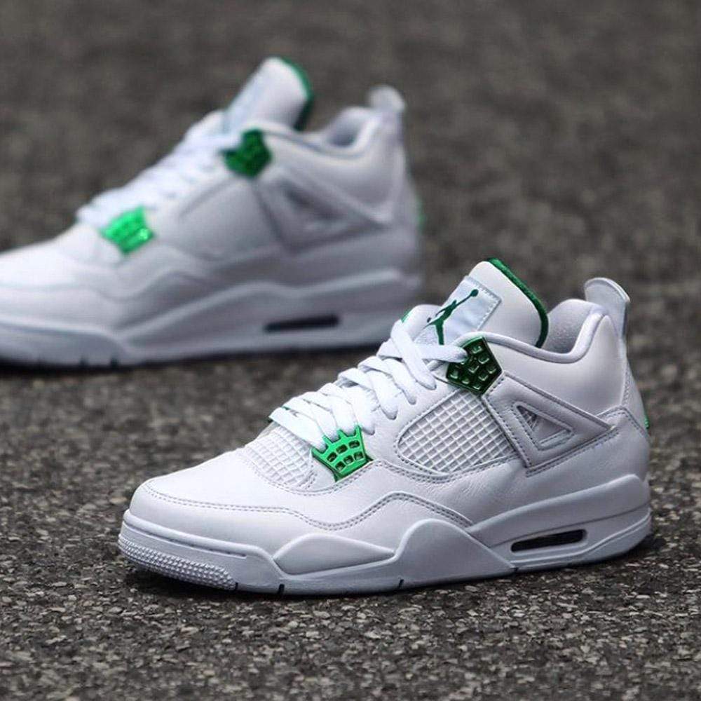 Nike Air Jordan 4 Retro Green Metallic Ct8527 113 7 - www.kickbulk.co