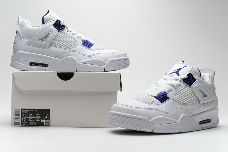 Nike Air Jordan 4 Retro Metallic Purple Ct8527 115 8 - www.kickbulk.co