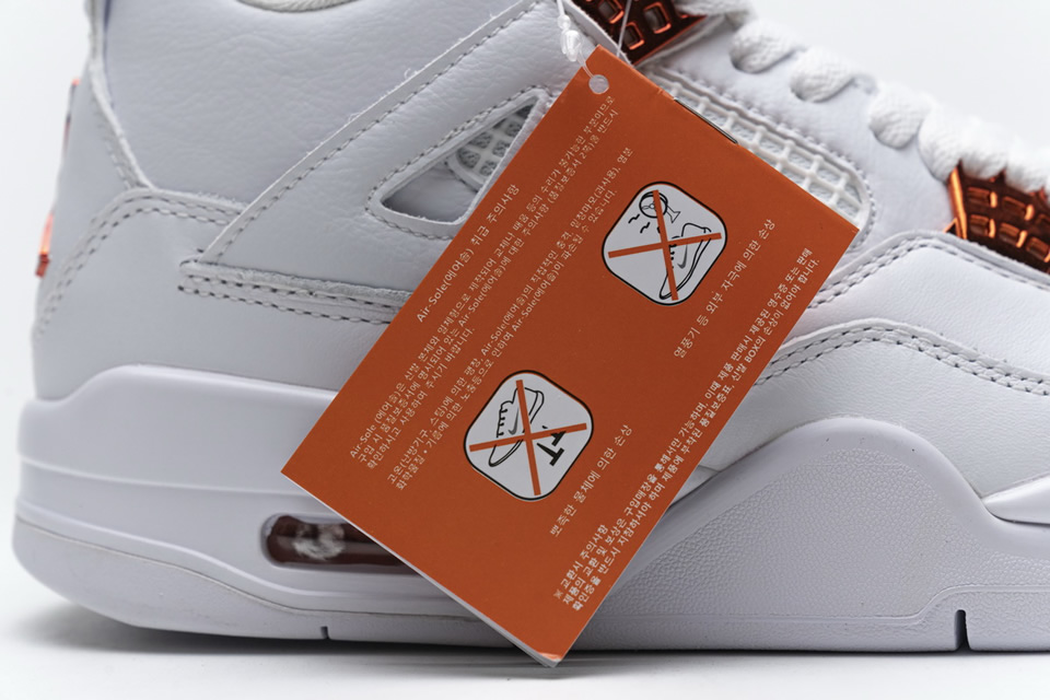 Nike Air Jordan 4 Retro Metallic Orange Ct8527 118 21 - www.kickbulk.co