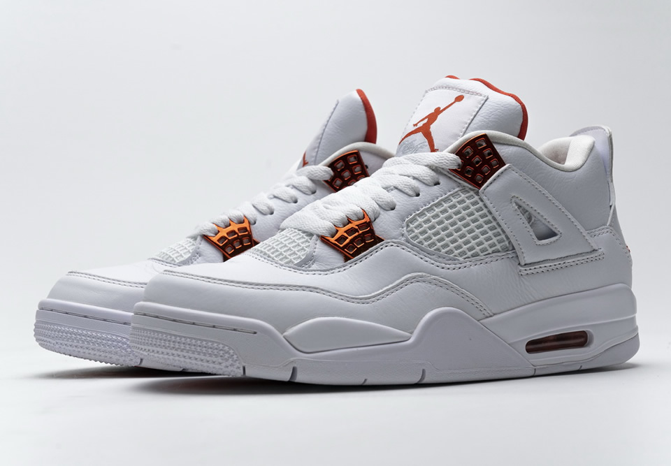 Nike Air Jordan 4 Retro Metallic Orange Ct8527 118 7 - www.kickbulk.co