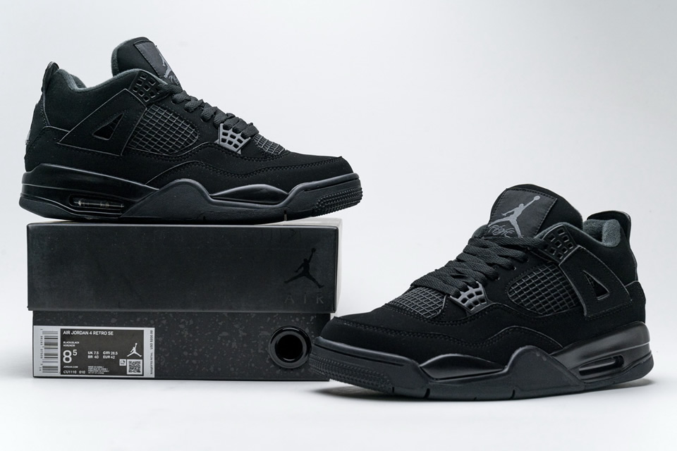 Nike Air Jordan 4 Retro Black Cat Cu1110 010 5 - www.kickbulk.co