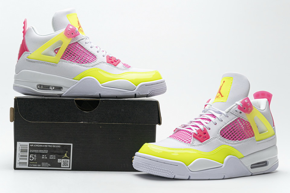 Nike Air Jordan 4 Retro Se Lemon Venom Cv7808 100 8 - www.kickbulk.co