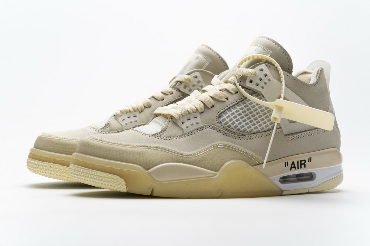 Off White X Air Jordan 4 Sail Cv9388 100 Mens Wmns New Release Date 2 - www.kickbulk.co