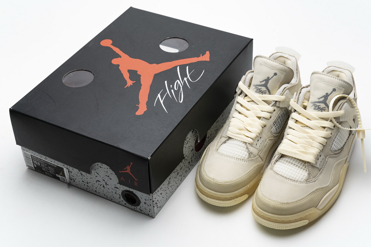 Off White X Air Jordan 4 Sail Cv9388 100 Mens Wmns New Release Date 8 - www.kickbulk.co