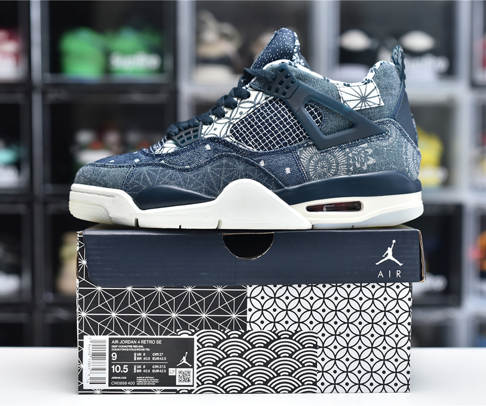 Air Jordan 4 Retro Se Sashiko Cw0898 400 4 - www.kickbulk.co