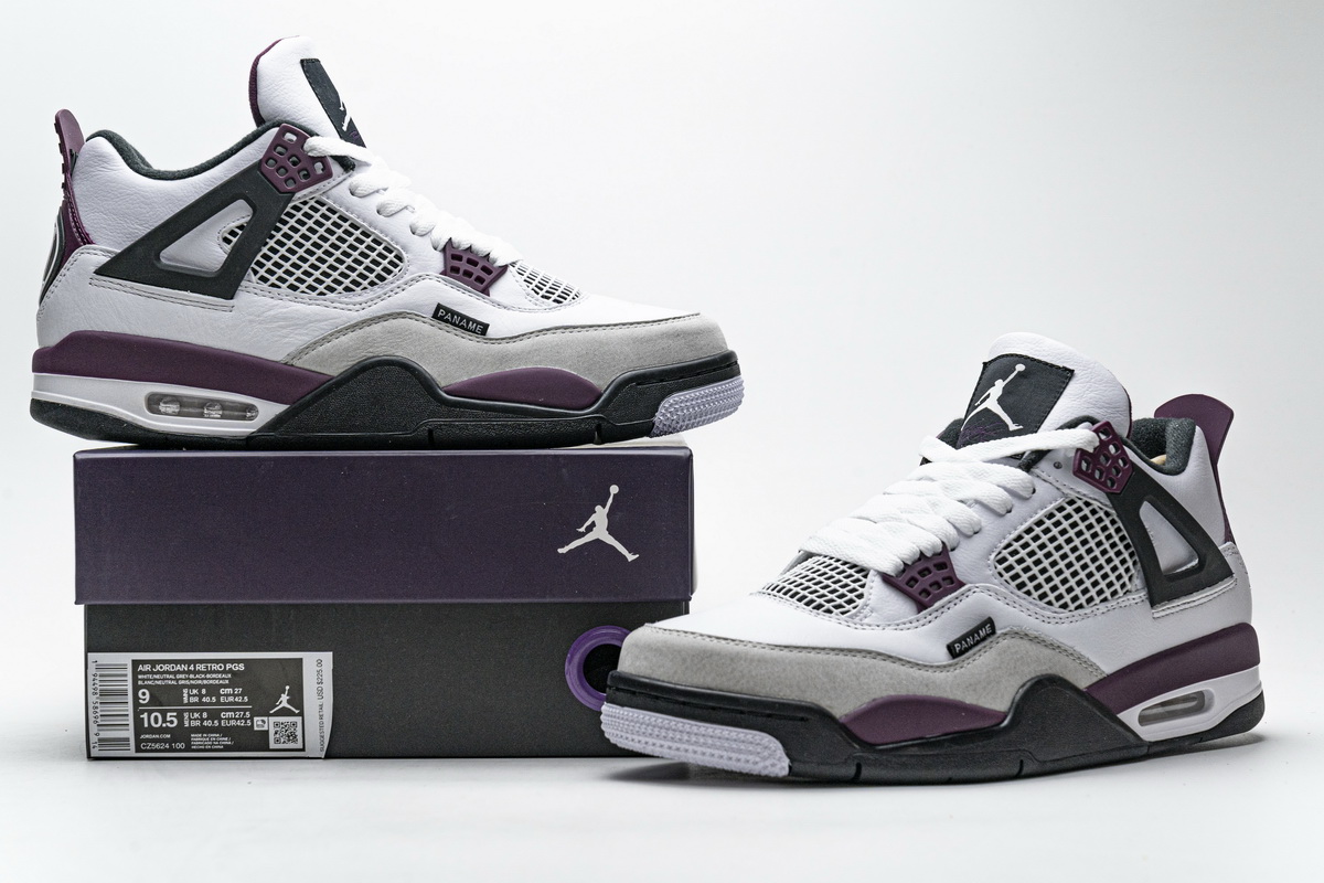 Paris Saint Germain X Air Jordan 4 Retro Bordeaux Cz5624 100 15 - www.kickbulk.co