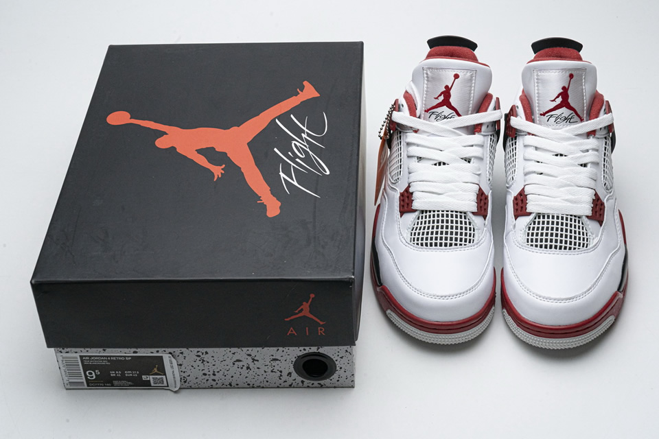 Dc7770 160nike Air Jordan 4 Retro Og Fire Red 2020 Dc7770 160 03 - www.kickbulk.co