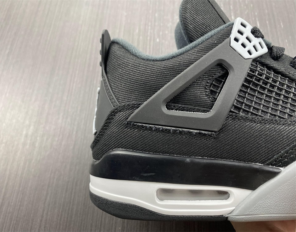 Air Jordan 4 Retro Black Canvas Dh7138 006 11 - www.kickbulk.co