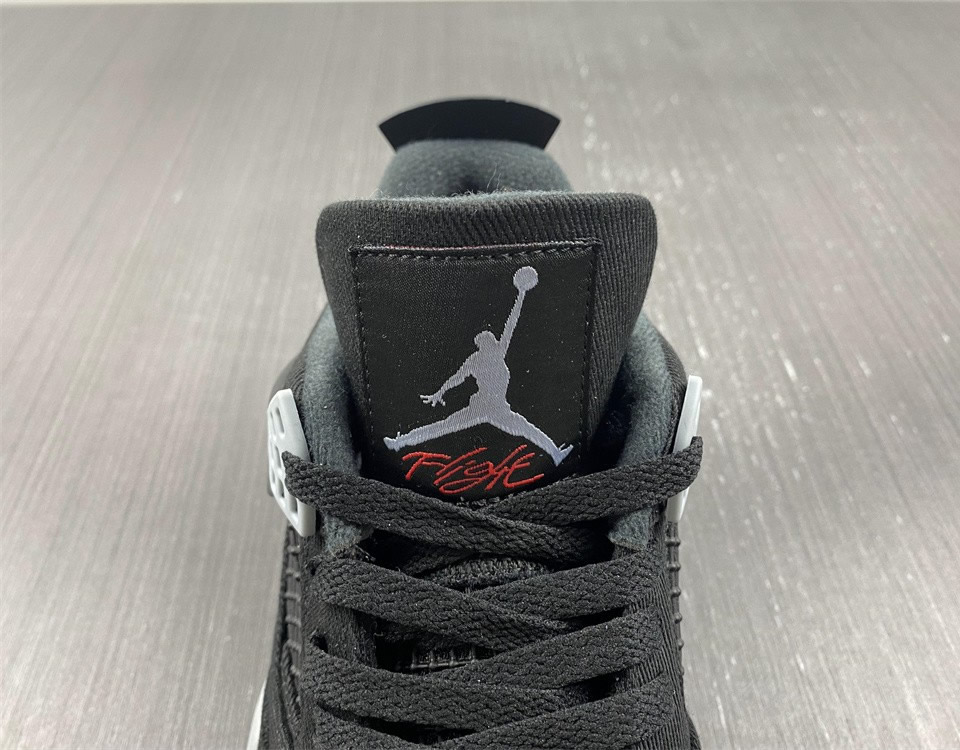 Air Jordan 4 Retro Black Canvas Dh7138 006 13 - www.kickbulk.co