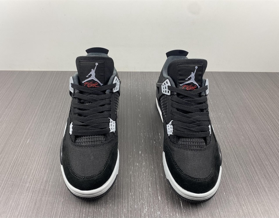 Air Jordan 4 Retro Black Canvas Dh7138 006 4 - www.kickbulk.co