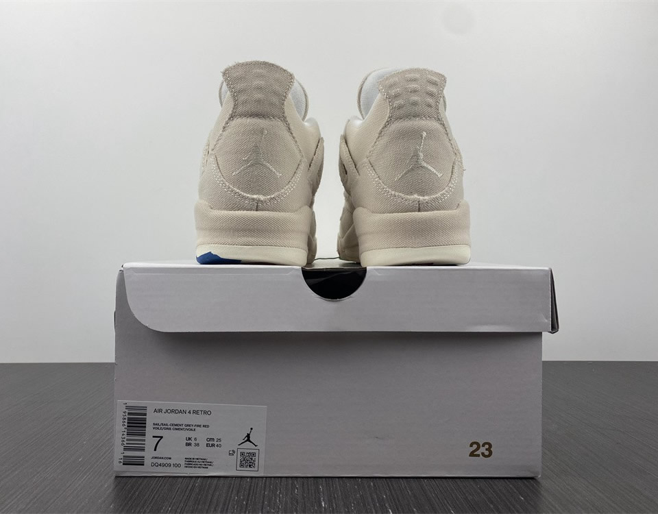 Air Jordan 4 Retro Blank Canvas Wmns Dq4909 100 13 - www.kickbulk.co