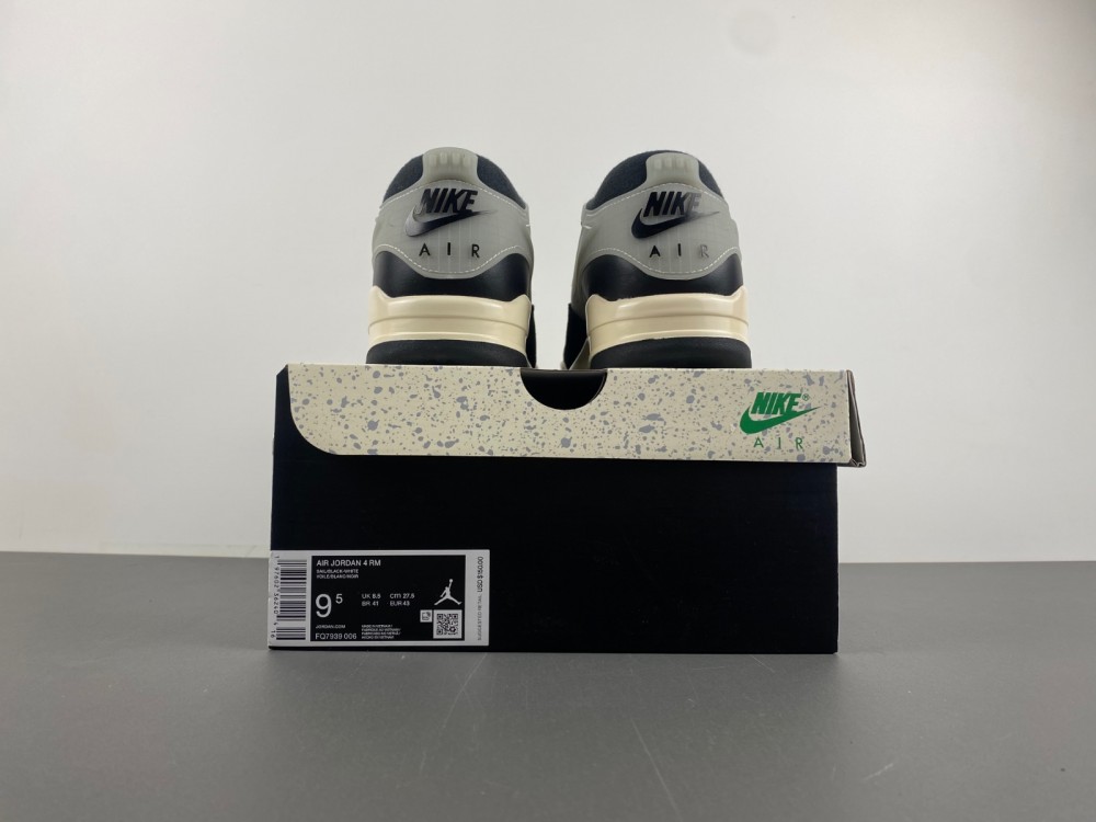 Air Jordan 4 Rm Black Sail Fq7939 006 11 - www.kickbulk.co