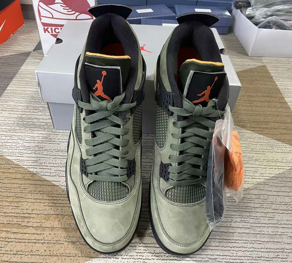 Undefeated Jordan 4 Retro Deep Green Ib1519 200 15 - www.kickbulk.co
