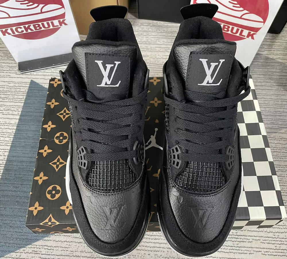 Lv Air Jordan 4 Black Lv6927 001 2 - www.kickbulk.co