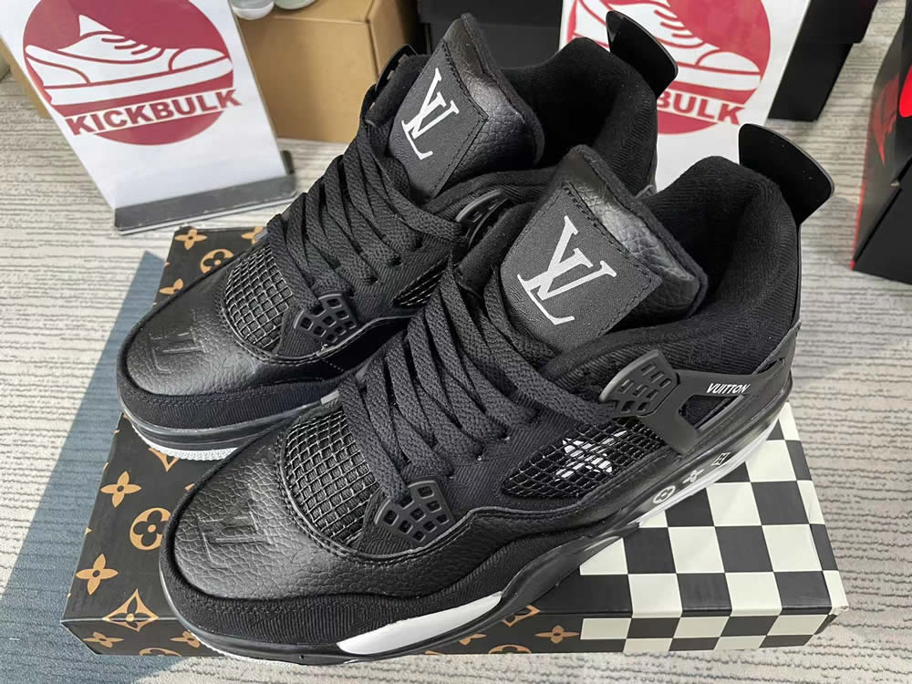 Lv Air Jordan 4 Black Lv6927 001 3 - www.kickbulk.co