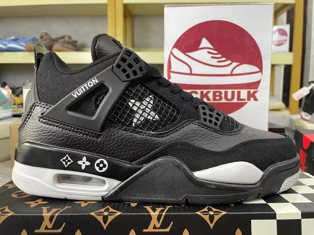 Lv Air Jordan 4 Black Lv6927 001 6 - www.kickbulk.co