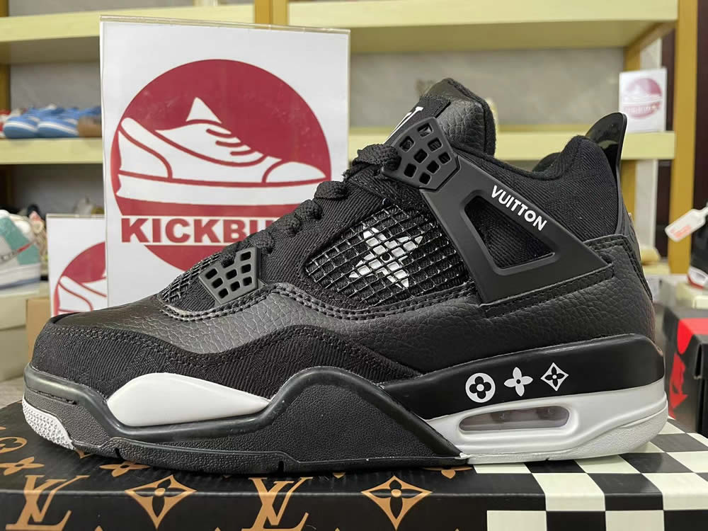 Lv Air Jordan 4 Black Lv6927 001 8 - www.kickbulk.co